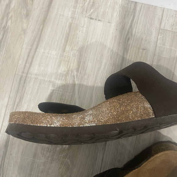 Betula by Birkenstock Brown Suede Gizeh Sandals Size 6 - Picture 11 of 16